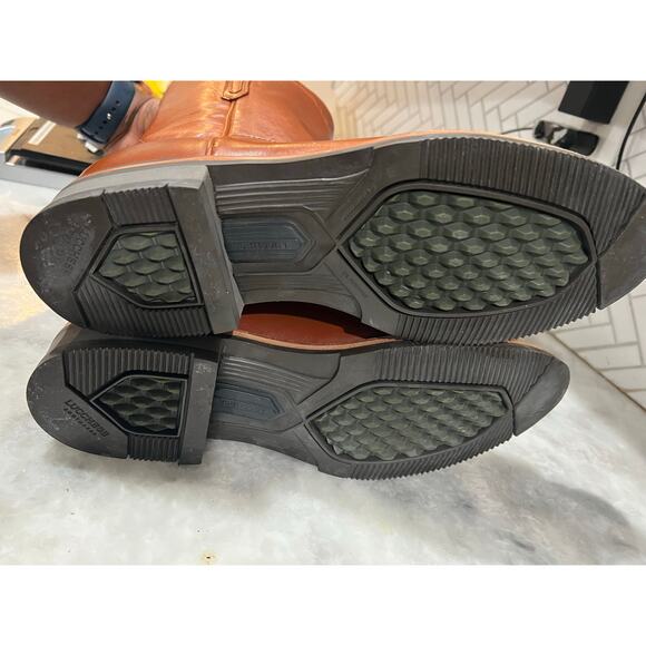 Lucchese Men’s Cognac Cowhide Ranch Hand Roper Boots 2031 Size 11.5D Mexico - Picture 6 of 16